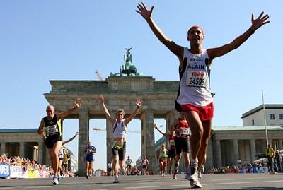 maratoni befutók Berlinben